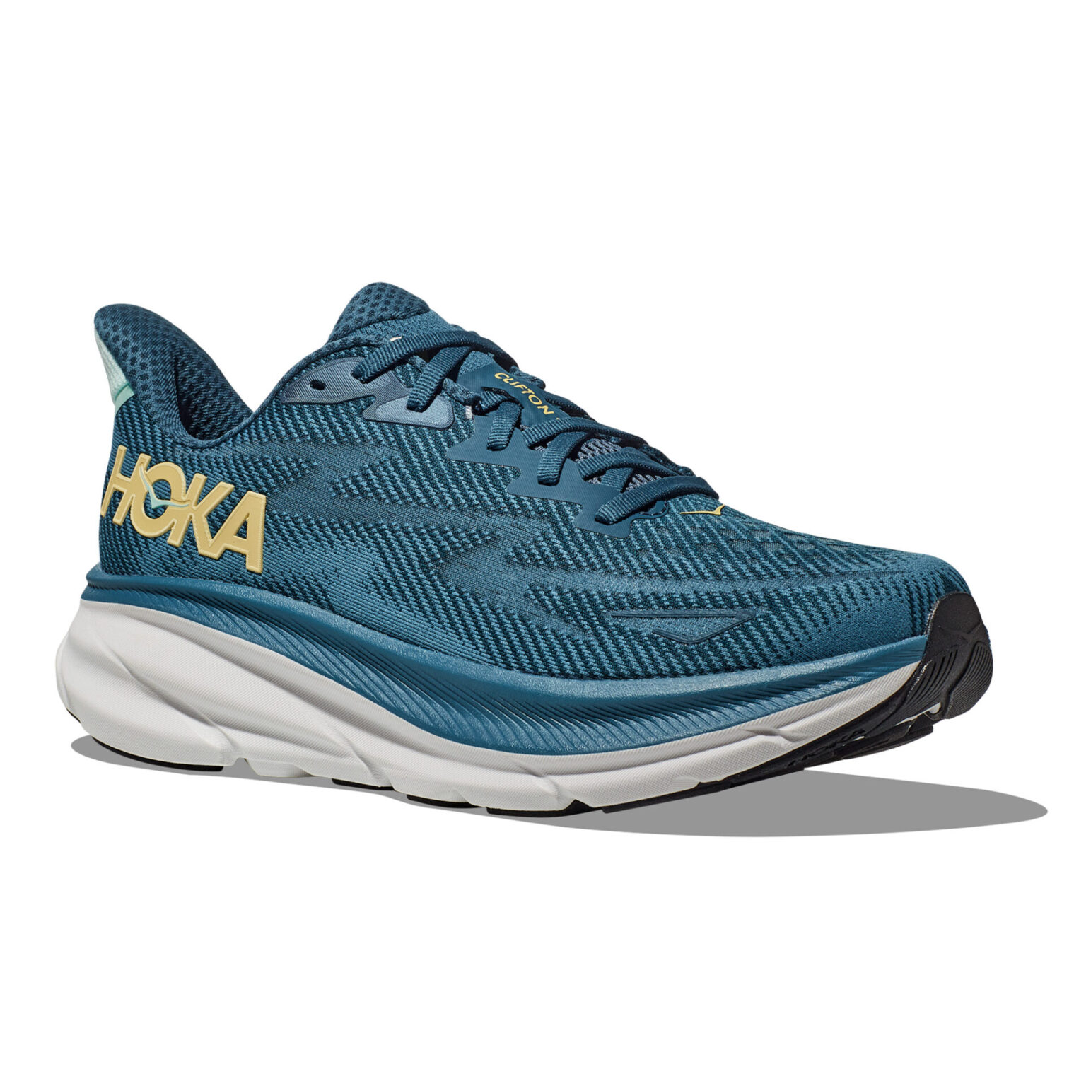 Hoka Men S Clifton Midnight Ocean Bluesteel Running Bath