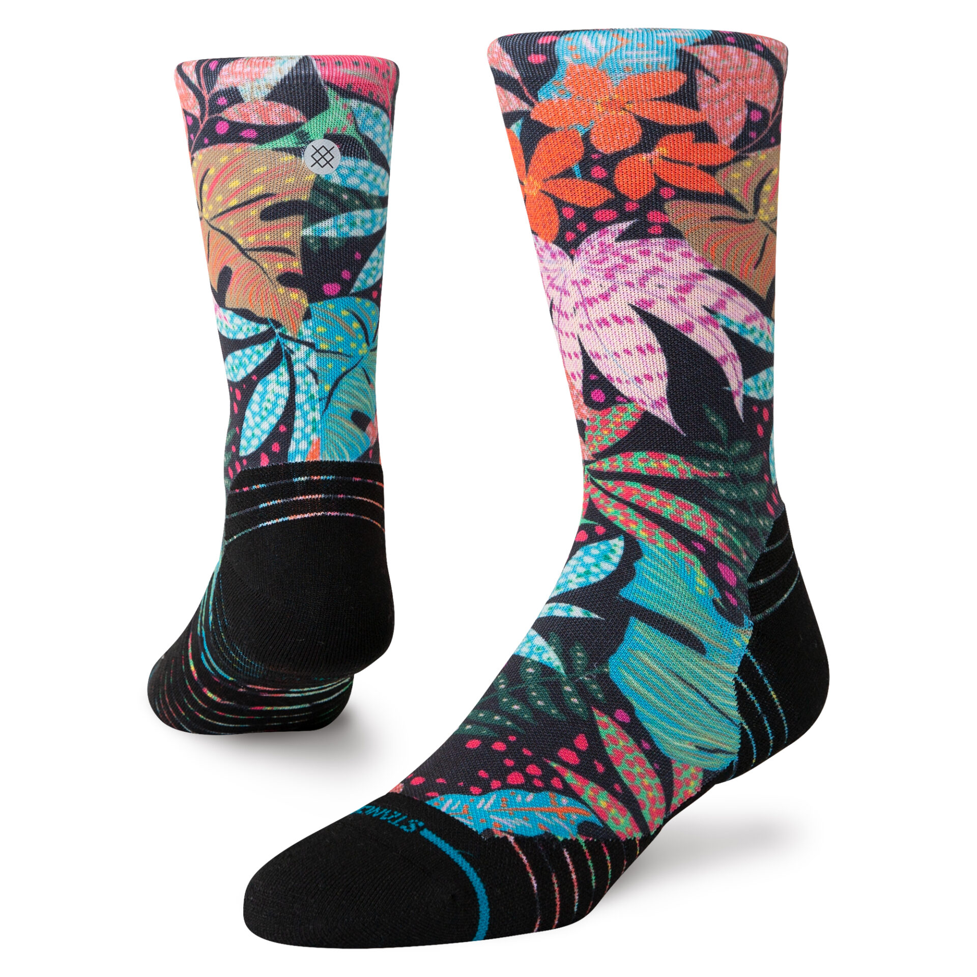 Stance Trippy Trop Crew - Multi - Running Bath