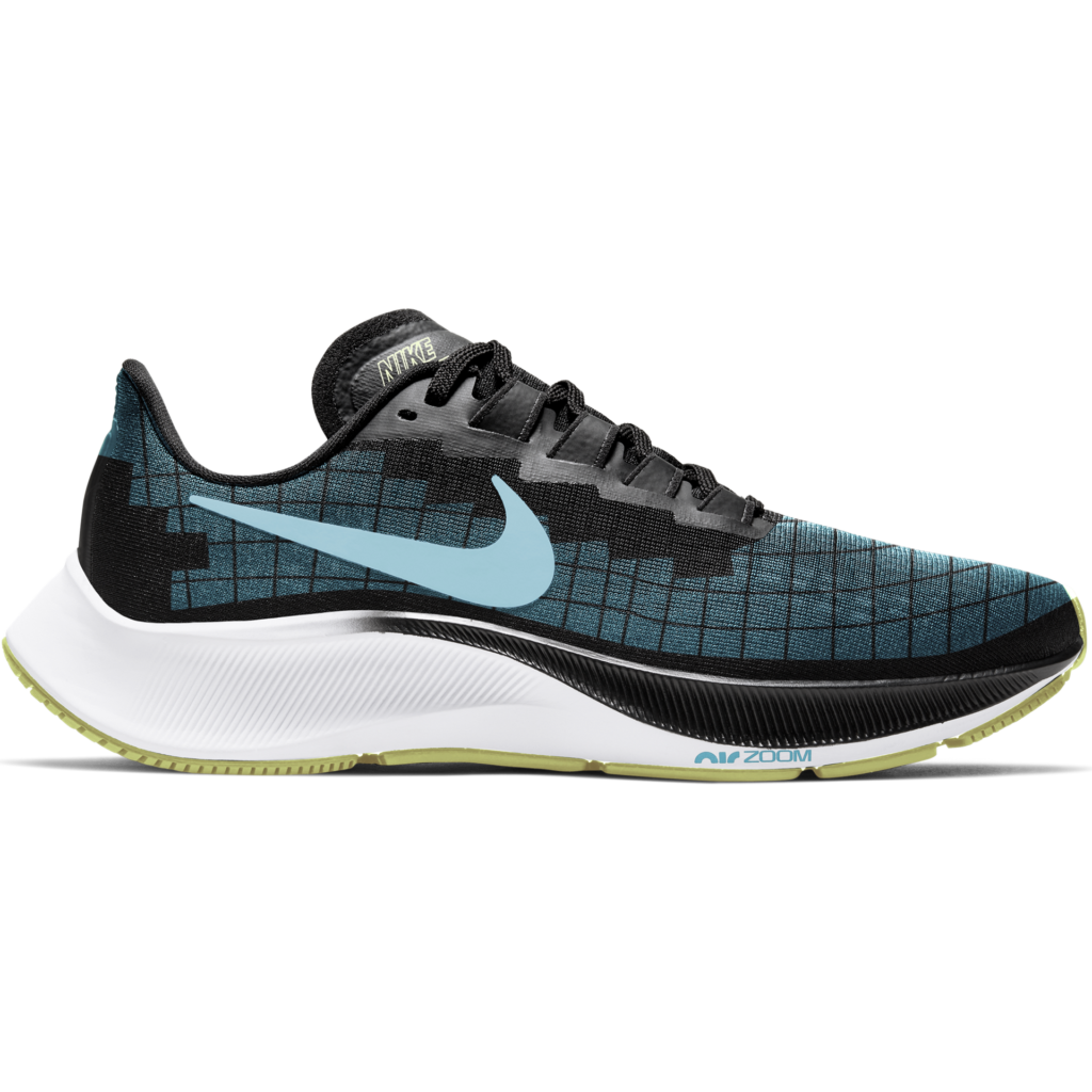 Nike Women s Air Zoom Pegasus 37 Black Glacier Ice Barely Volt White Running Bath