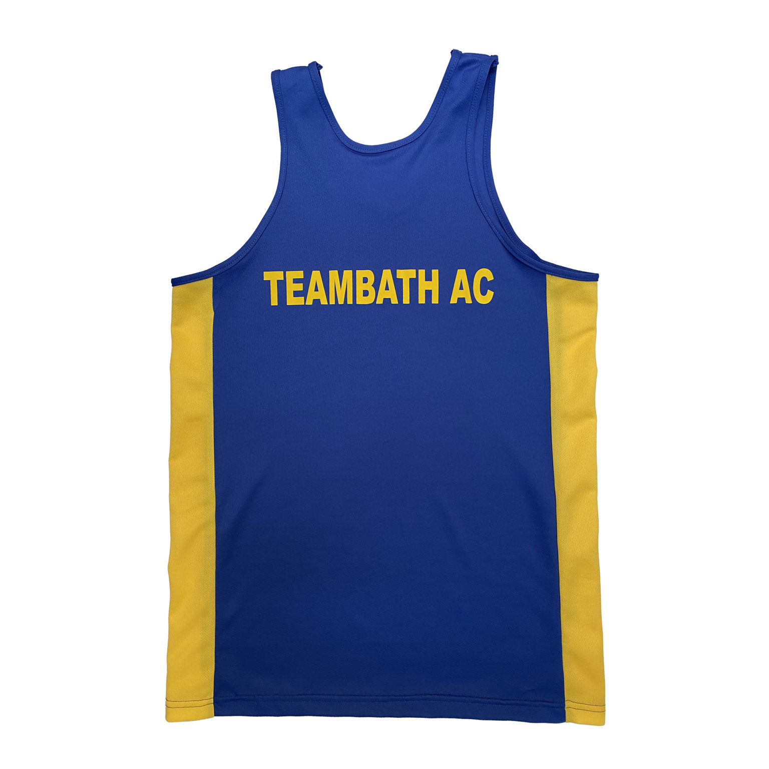 Team Bath AC Men's Vest - Royal/Gold - Running Bath