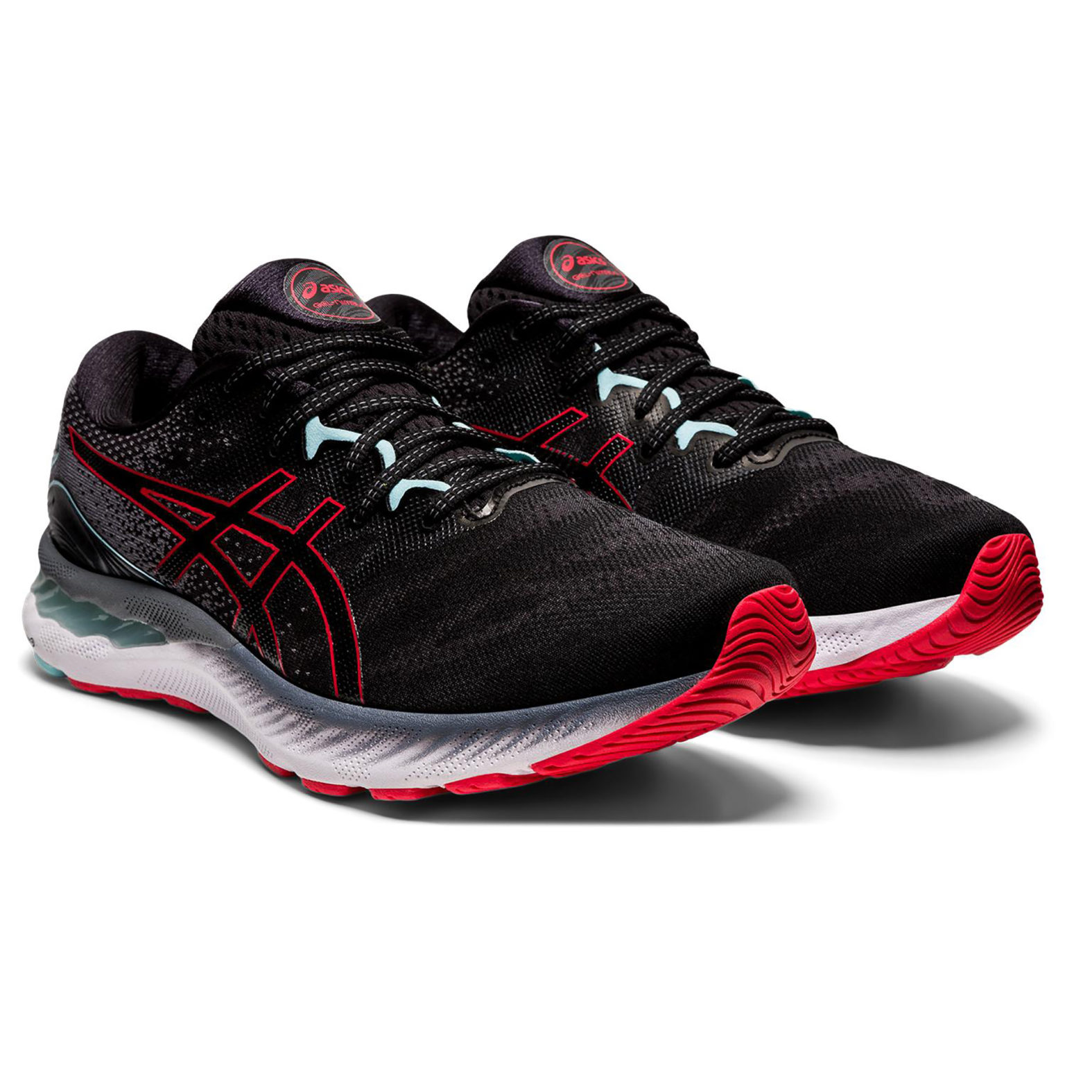 Asics Men's Gel-Nimbus 23 - Black/Electric Red - Running Bath