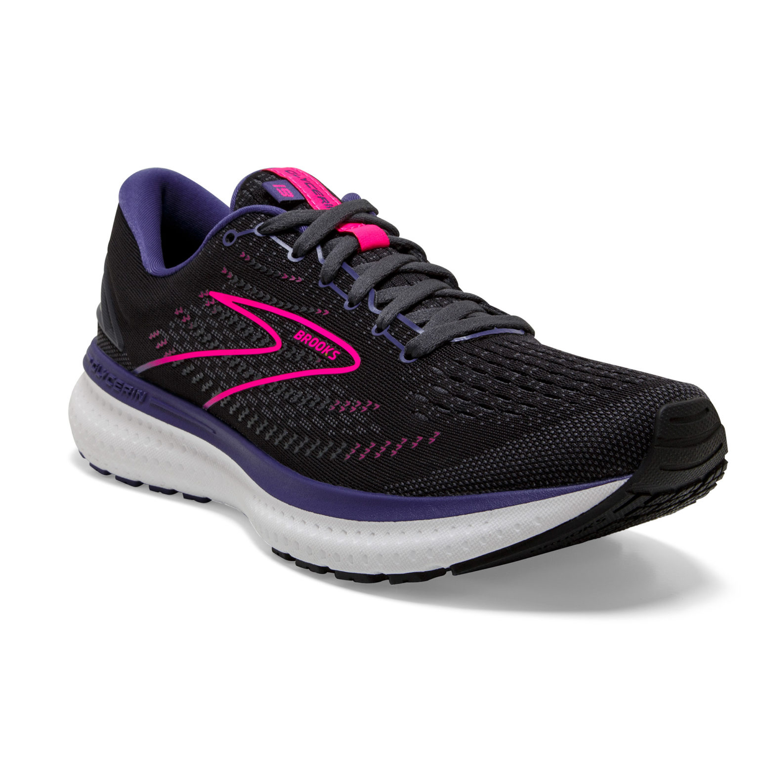 brooks black and pink