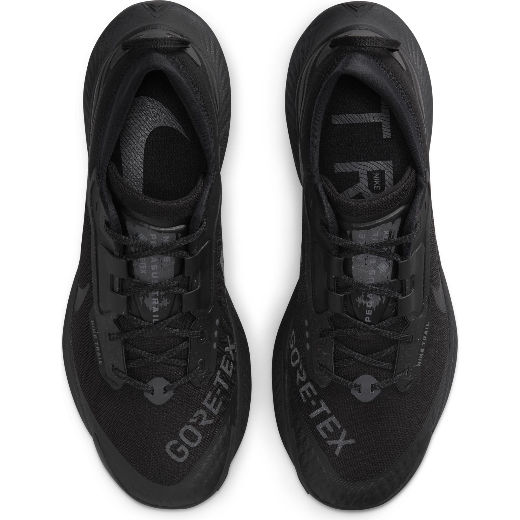 Nike Men's Pegasus Trail 3 GORE-TEX - Black/Black/Dk Smoke Grey/Iron ...