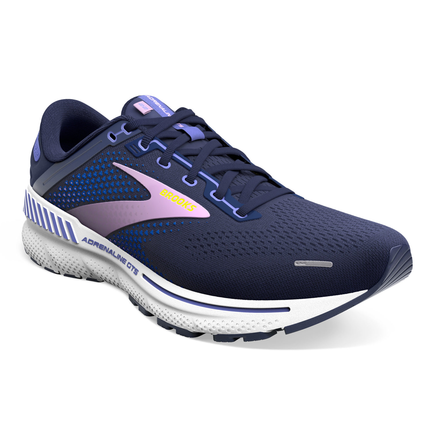 Brooks Women's Adrenaline GTS 22 - Peacoat/Blue Iris/Rhapsody - Running ...