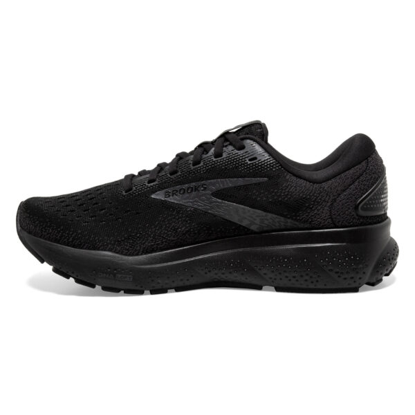 Brooks Men's Ghost 16 Wide - Black/Black/Ebony - Image 2