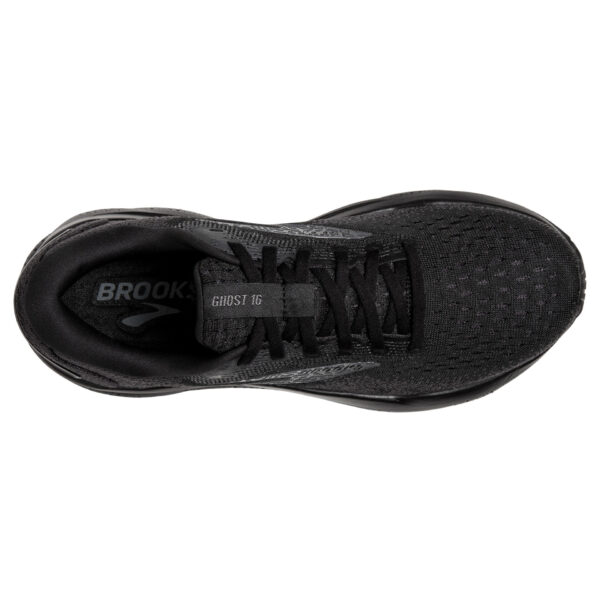 Brooks Men's Ghost 16 Wide - Black/Black/Ebony - Image 6