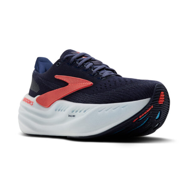 Brooks Women's Glycerin Max - Peacoat/Blue Ribbon/Hot Coral - Image 3