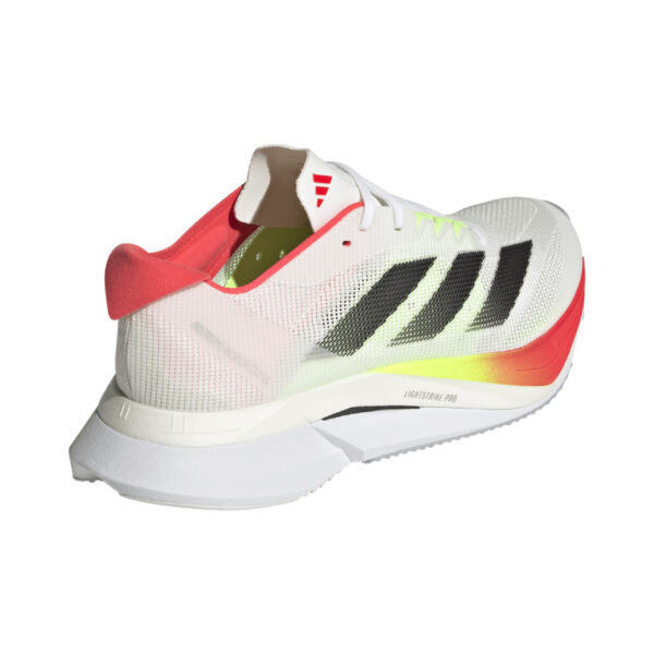 Adidas Women's Adizero Boston 12 - Cloud White/Core Black/Lucid Red - Image 4