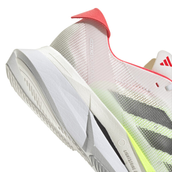 Adidas Women's Adizero Boston 12 - Cloud White/Core Black/Lucid Red - Image 8