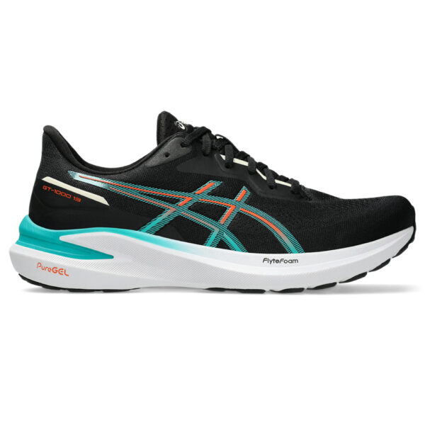 Asics Men's GT-1000 13 - Black/Wave Teal