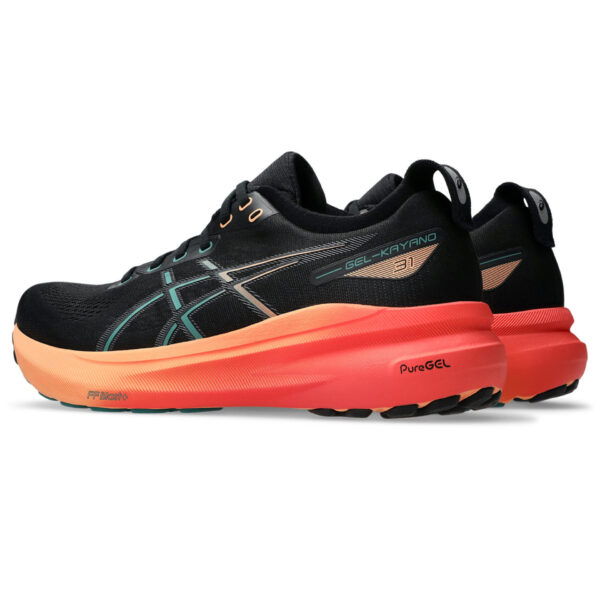 Asics Men's Gel-Kayano 31 - Black/Rainy Lake - Image 4