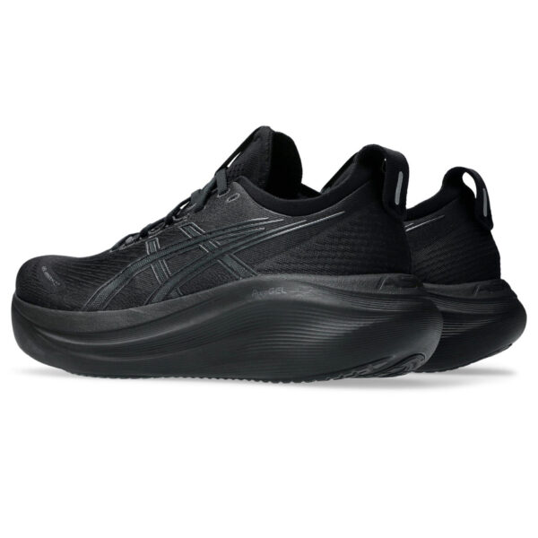 Asics Men's Gel-Nimbus 27 - Black/Graphite Grey - Image 4