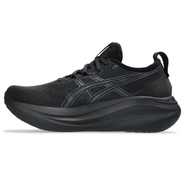 Asics Men's Gel-Nimbus 27 - Black/Graphite Grey - Image 2