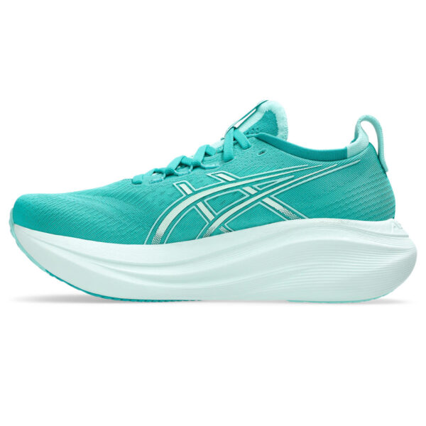 Asics Women's Gel-Nimbus 27 - Wave Teal/Illuminate Mint - Image 2