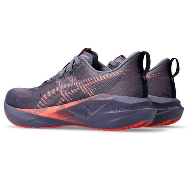 Asics Women's Novablast 5 - Greyish Purple/Coral Reef - Image 4