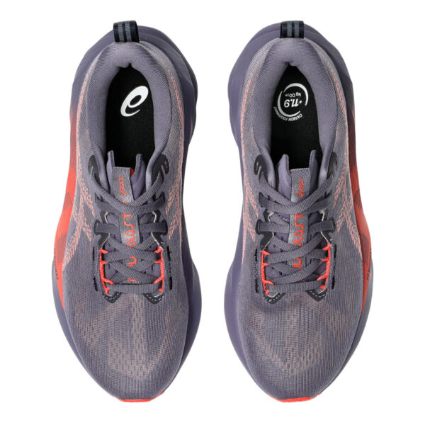 Asics Women's Novablast 5 - Greyish Purple/Coral Reef - Image 6