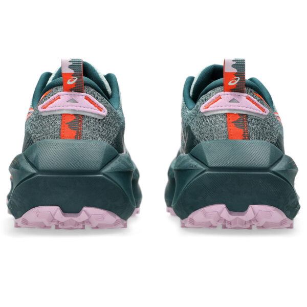 Asics Women's Trabuco Max 4 - Cold Moss/Nova Orange - Image 7