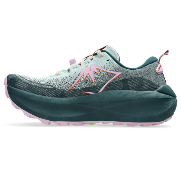 Asics Women's Trabuco Max 4 - Cold Moss/Nova Orange - Image 2