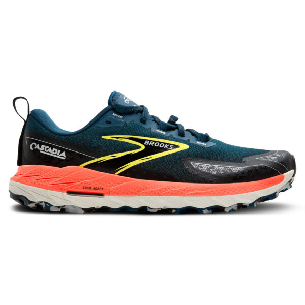 Brooks Men's Cascadia 18 - Legion Blue/Black/Flame