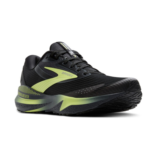 Brooks Men's Adrenaline GTS 24 Weatherized - Black/Ebony/New Yellow - Image 3