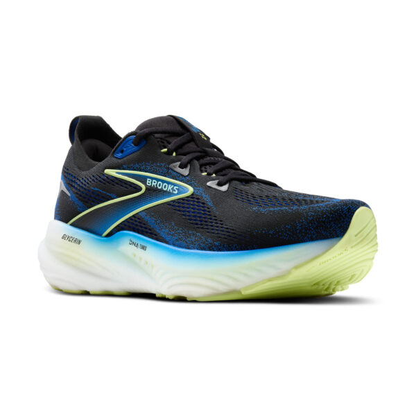 Brooks Men's Glycerin 22 - Black/Cobalt/Neo Yellow - Image 3