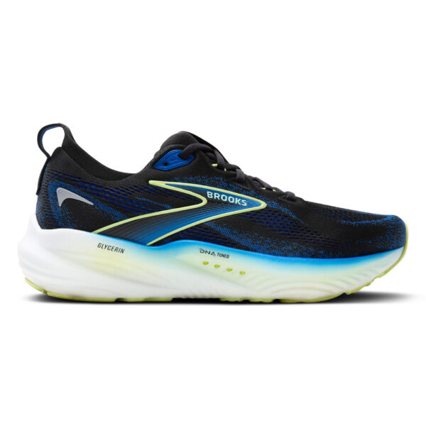 Brooks Men's Glycerin 22 - Black/Cobalt/Neo Yellow