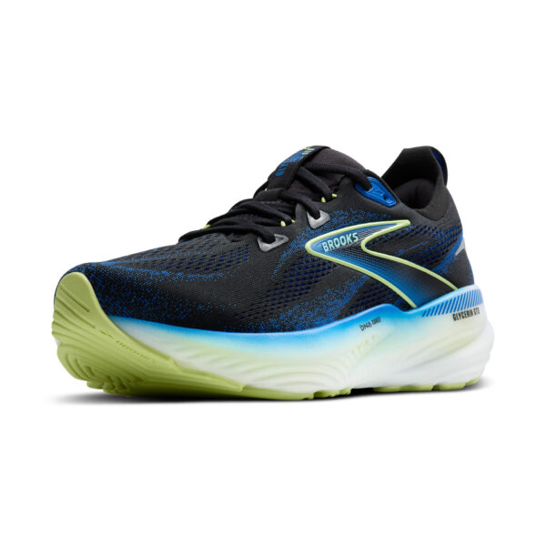 Brooks Men's Glycerin GTS 22 - Black/Cobalt/Neo Yellow - Image 4