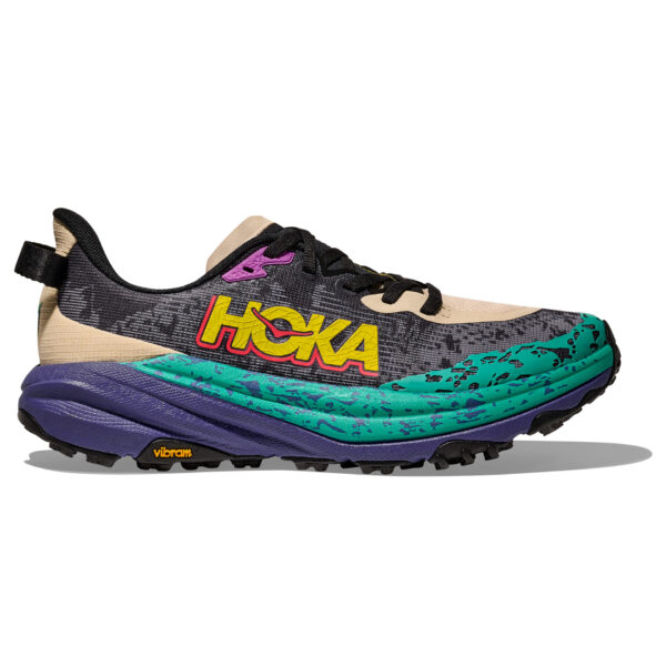 Hoka Men's Speedgoat 6 - Oatmeal/Mountain Iris