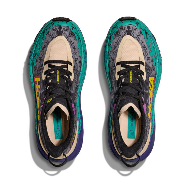 Hoka Men's Speedgoat 6 - Oatmeal/Mountain Iris - Image 6