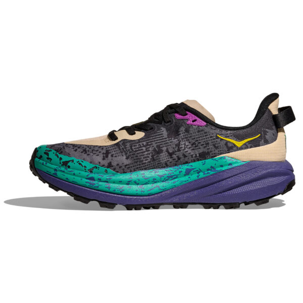 Hoka Men's Speedgoat 6 - Oatmeal/Mountain Iris - Image 2