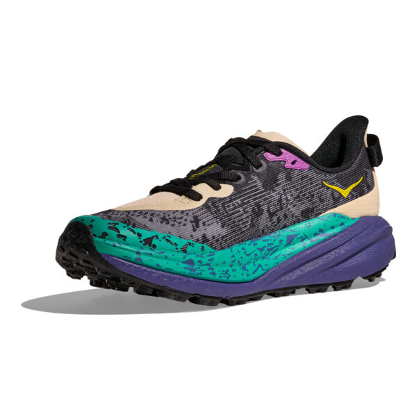 Hoka Women's Speedgoat 6 - Oatmeal/Mountain Iris - Image 4