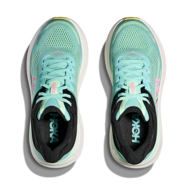 Hoka Women's Bondi 9 - Blue Spark/Mint Fluorite - Image 6