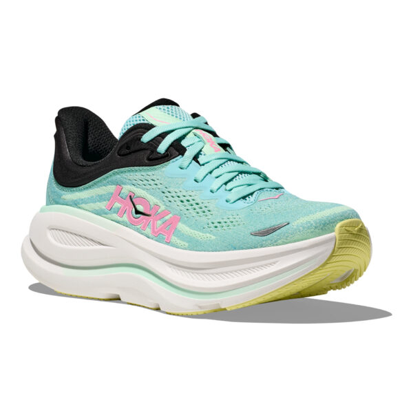 Hoka Women's Bondi 9 - Blue Spark/Mint Fluorite - Image 3