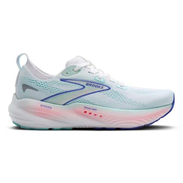 Brooks Women's Glycerin 22 - White/Limpet Shell/Amparo Blue