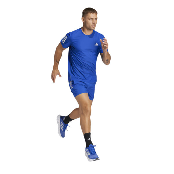 Adidas Men's Own the Run Tee - Team Royal Blue - Image 4