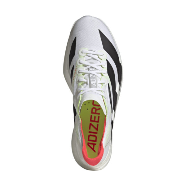 Adidas Men's Adizero Adios Pro 4 - Cloud White/Core Black/Silver Metallic - Image 5