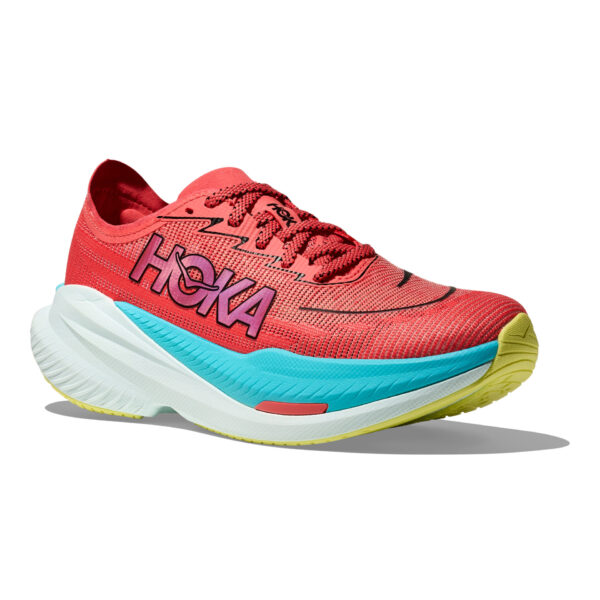 Hoka Men's Mach X 2 - Grapefruit/Electric Coral - Image 3