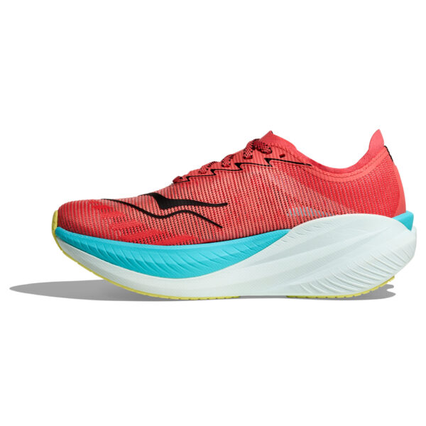 Hoka Men's Mach X 2 - Grapefruit/Electric Coral - Image 2