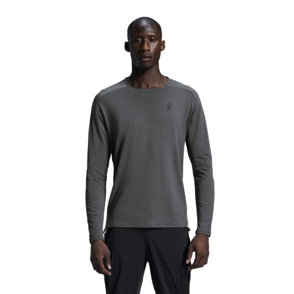 On Men's Performance Long-T - Eclipse/Silver