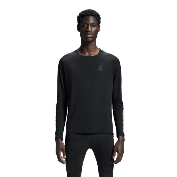 On Men's Performance Long-T Lumos - Black - Image 7