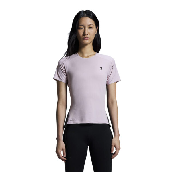 On Women's Performance-T - Mauve/Eclipse - Image 2