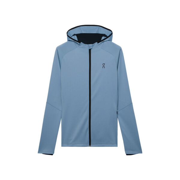 On Women's Climate Zip Hoodie - Chambray - Image 9