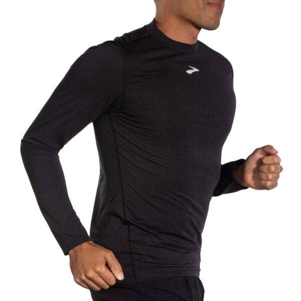 Brooks Men's  High Point Long Sleeve - Black - Image 3