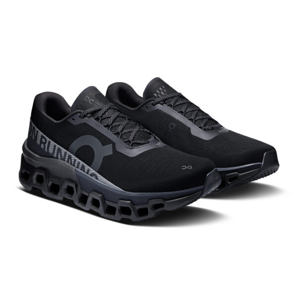 On Men's Cloudmonster 2 - Black/Black - Image 3