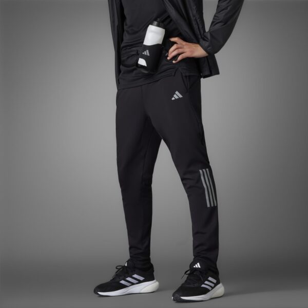 Adidas Men's Own the Run Astro Knit Pant - Black - Image 8