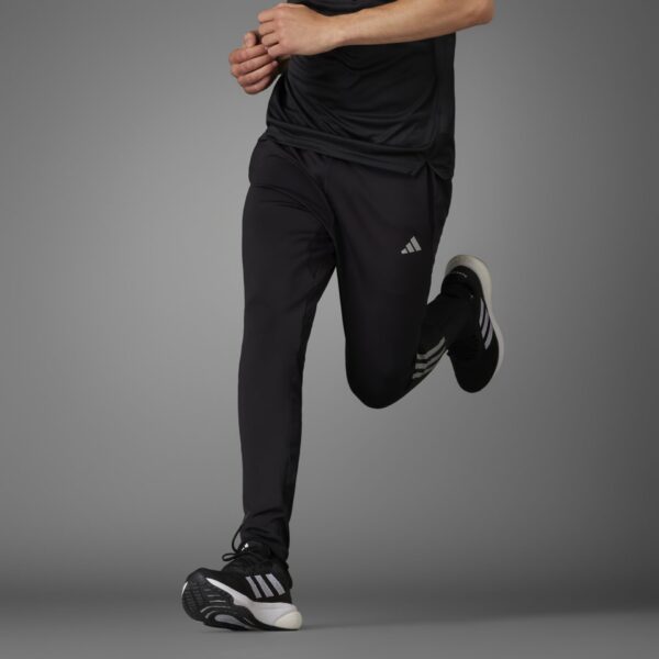 Adidas Men's Own the Run Astro Knit Pant - Black - Image 3