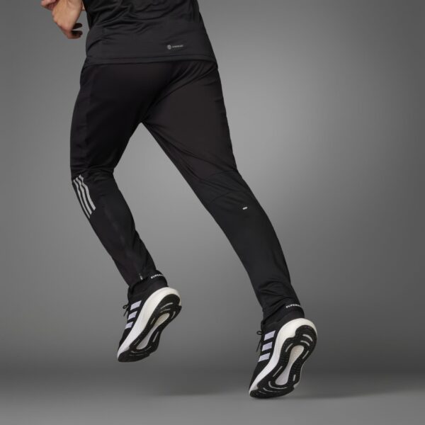 Adidas Men's Own the Run Astro Knit Pant - Black - Image 4