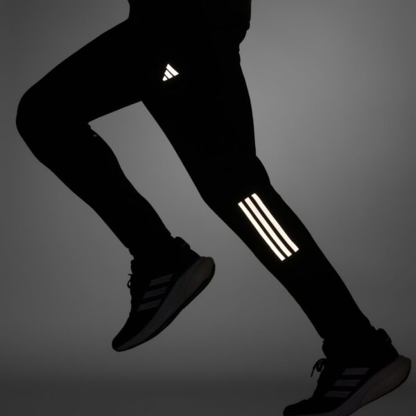 Adidas Men's Own the Run Astro Knit Pant - Black - Image 7