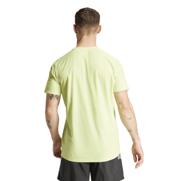 Adidas Men's Own the Run Tee - Pulse Lime - Image 3