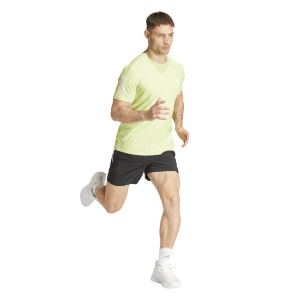 Adidas Men's Own the Run Tee - Pulse Lime - Image 5